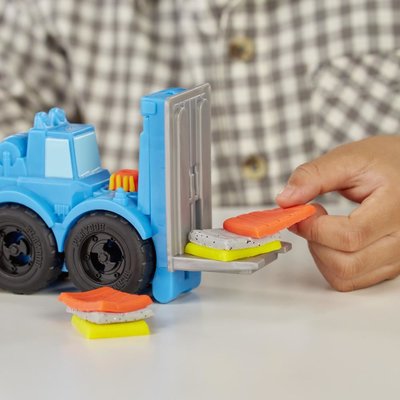 Play-Doh E5400 Çalışkan Vinç ve Forklift Oyun Hamuru Seti