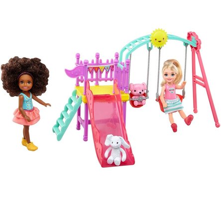 Barbie Chelsea Ve Arkadaşı Oyun Parkında Oyun Seti (FTF93)
