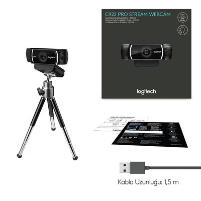 Webcam C922 Pro Stream 1080p + logiciel Capture