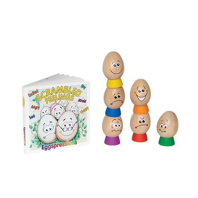 Hape Duygu Yumurtaları Ahşap Oyuncak (E0424)