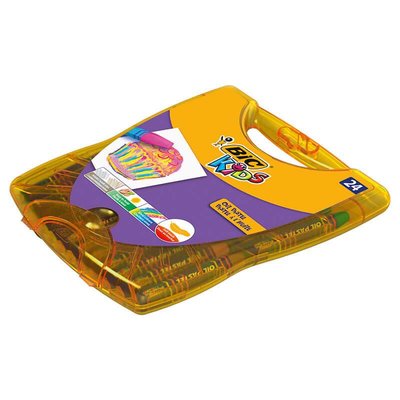 Bic Soft Touch 24'lü Plastik Kutu Yağlı Pastel Boya