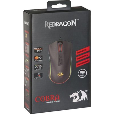 Redragon Cobra Oyuncu Mouse RGB 9 buttons 5 modes