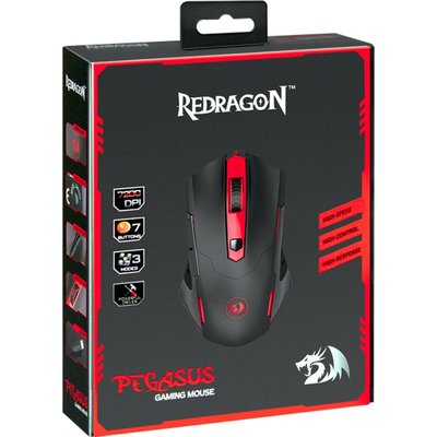 Redragon Pegasus Oyuncu Mouse optic7 key7200 DPI