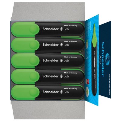 Schneider 150 Job Fosforlu Kalem Yeşil