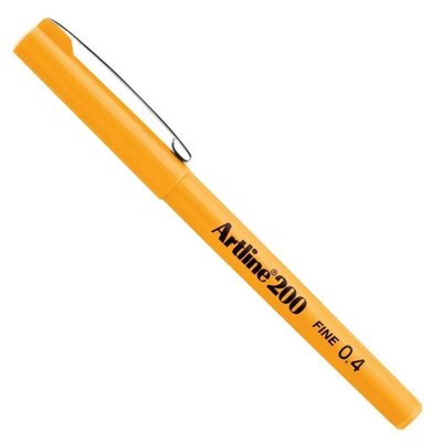 Artline 200 Fine Writing Pen Yellow