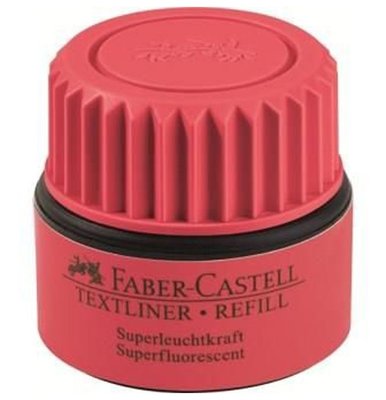 Faber-Castel Fosforlu Kırmızı Mürekkep