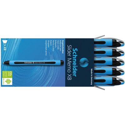 Stylo à bille Schneider Slider Memo XB / 1.4 mm / Bleu