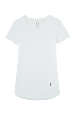 Fit21 Basic Kısa Kollu Tshirt Beyaz