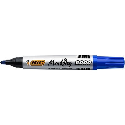 Bic 2000 Permanent Yuvarlak Uç Mavi Markör Kalem Bic 2000 Permanent Yuvarlak Uç Mavi Markör Kalem