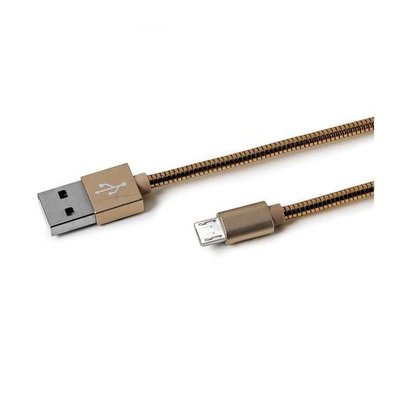 Celly Metal Altın Micro USB Kablo