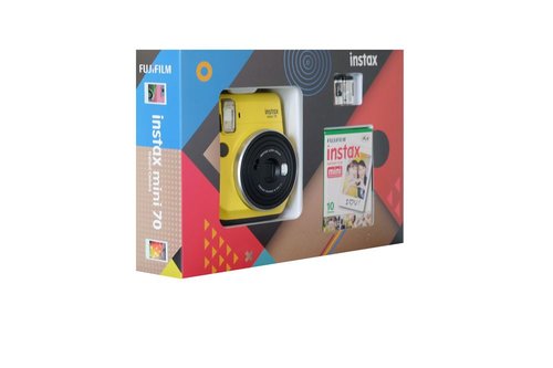 Fujifilm Instax Mini 70 Box Sarı Dijital Fotoğraf Makinesi