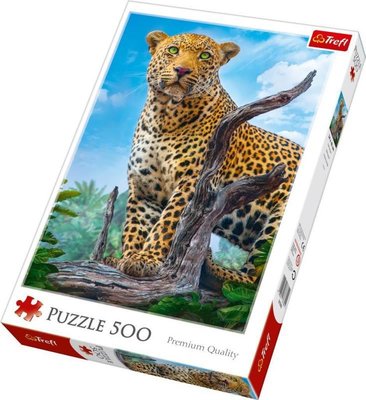 Trefl 37332 Wild Leopard 48x34 cm 500 Parça Puzzle