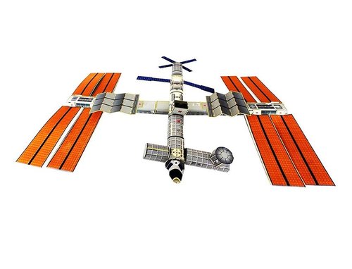 Usturlab Uluslararası Uzay İstasyonu Kağıt Modeli
