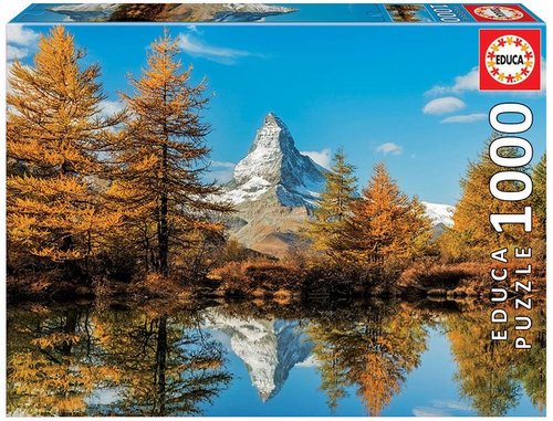 Educa 17973 Matterhorn Mountain In Autumn Puzzle 1000 Parça Puzzle ZN9615