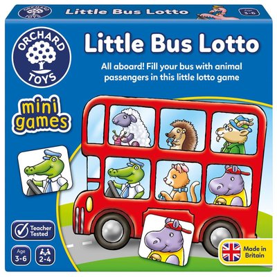 Orchard 3-6 Yaş Küçük Otobüs Lotto Kutu Oyunu