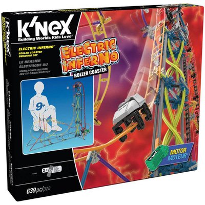 KNex Electric Inferno Roller Coaster Seti (Motorlu) Thrill Rides