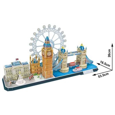Cubic Fun City Line London İngiltere 3D Puzzle