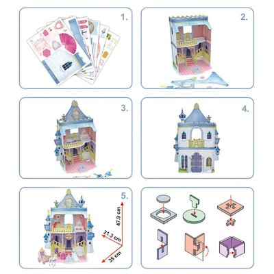 Cubic Fun Fairytale Castle 3D Puzzle