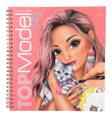 Top Model Kitty Boyama Kitabı