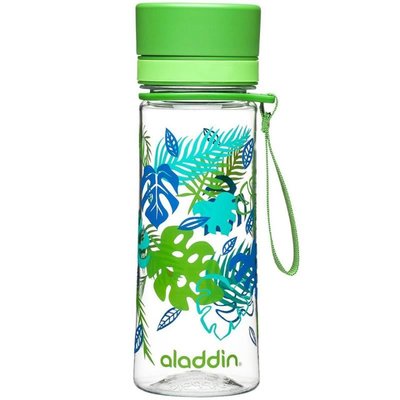 Aladdin Aveo Water Bottle 350 ml Yeşil Grafikli Su Matarası