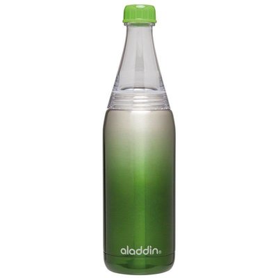 Alad-Fresco Twist&Go Bottle  - Paslanmaz Çelik Vacuum İzolasyonlu Su Şişesi 0.6L Yeşil