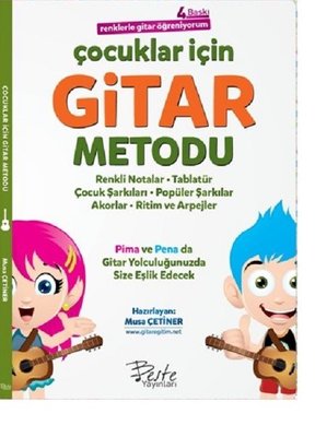 Çocuklar için Gitar Metodu-Renklerle Gitar Öğreniyorum