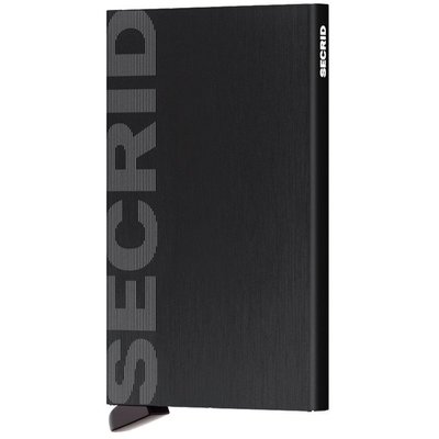 Secrid Card Protec.LsrLgoBrshd Black