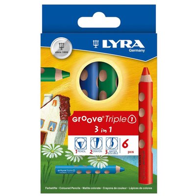 Lyra Groove Triple One Askılı Paket 6lı Kalem Seti L3831060
