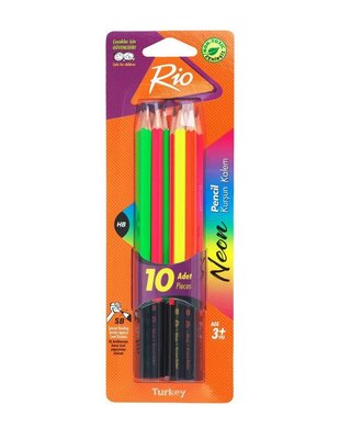 Rio Neon Kurşun Kalem 10lu