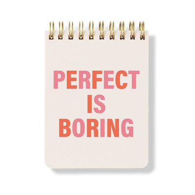 fabooks Perfect is Boring Spiral Notepad