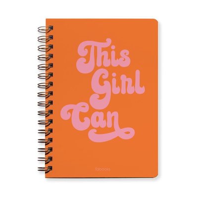 fabooks This Girl Can Undated Planner