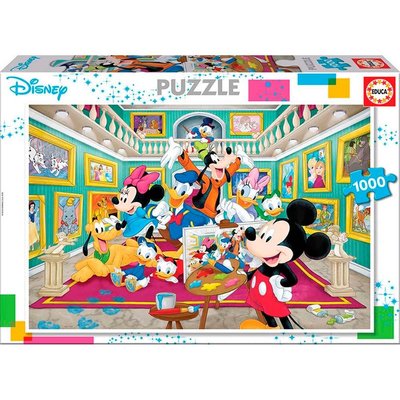 Educa Mickey Art Gallery 1000 Parça Puzzle