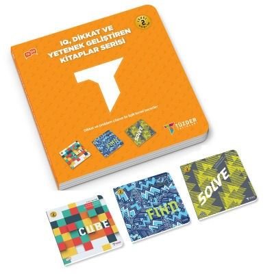 IQ Dikkat ve Yetenek Geliştiren Kitaplar Serisi Level 2-Cube Find Solve