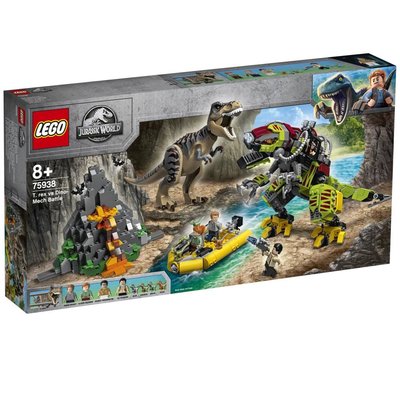Lego Jurassic World T-rex ile Dinozor Robotu Savaşı 75938