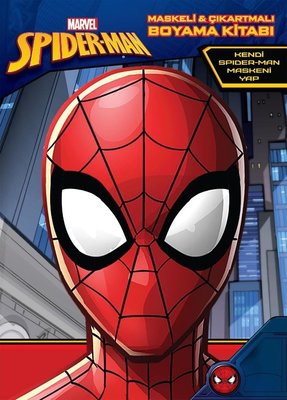 Marvel Spider-Man-Maskeli ve Çıkartmalı Boyama Kitabı