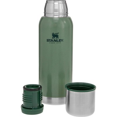 Stanley-Adventure Stainless Steel Vacuum Bottle 1.0L Hammertone Green