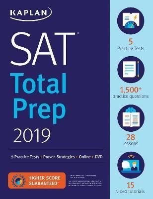 SAT Total Prep 2019: 5 Practice Tests + Proven Strategies + Online (Kaplan Test Prep)