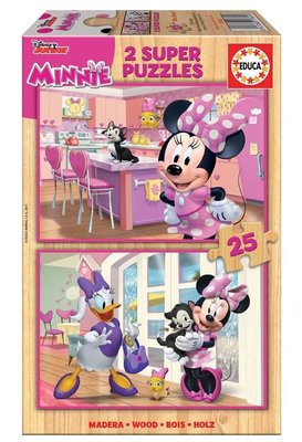 Educa Minnie Happy Helpers 2x25 Parça Puzzle