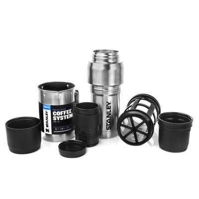 Stanley-Adventure All-In-One Backcountry Coffee System .5L / 17oz Stainless Steel