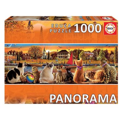 Educa 18001 Panaroma Hayvanlar 1000 Parça Puzzle