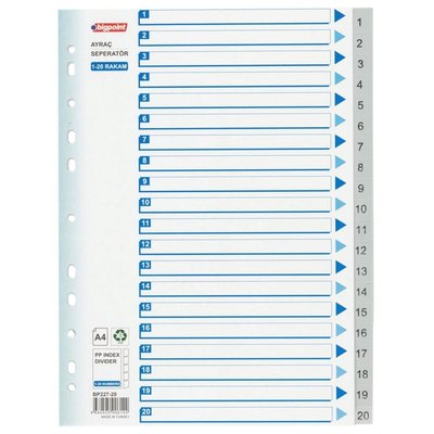 Bigpoint Bp227-20 Pp Seperatör 1-20 Rakamlı