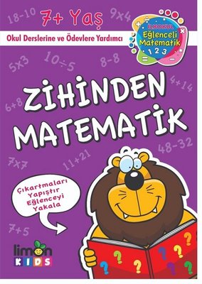 Çıkartmalı Zihinden Matematik-İlk Okul Eğlenceli Matematik