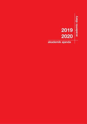 Akademi Çocuk 2019 2020 Kırmızı Akademik Ajanda 