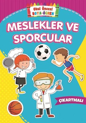 Meslekler ve Sporcular-Okul Öncesi Boya Öğren