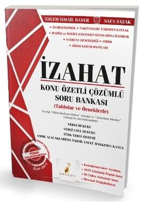 İzahat Vergi Hukuku Konu Özetli Çözümlü Soru Bankası