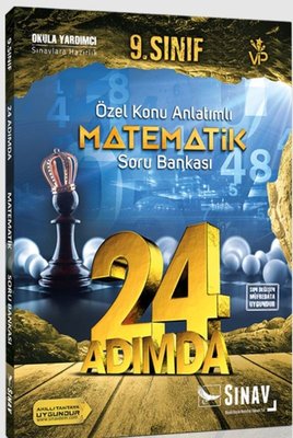 Sınav 9.Sınıf Matematik 24 Adımda Özel Konu Anlatımlı Soru Bankası