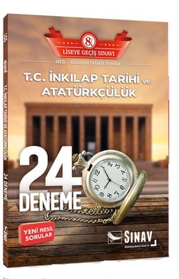 Sınav 8.Sınıf LGS T.C. İnkılap Tarihi ve Atatürkçülük 24 Deneme
