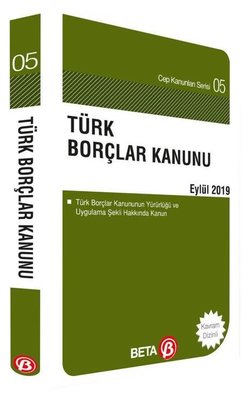 Türk Borçlar Kanunu-Eylül 2019