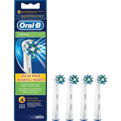 Oral-B Eb50-4 Cross Action 4 lü Diş Fırçası Yedek Başlığı