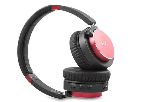 Snopy SN-BT41 Noise Cancelling Bluetooth Kulaklık - Kırmızı